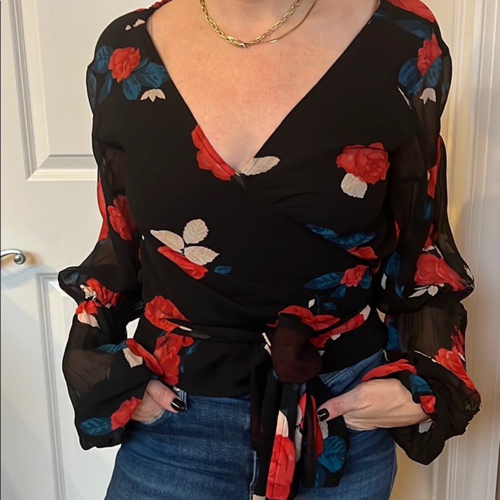 Club Monaco wrap shirt